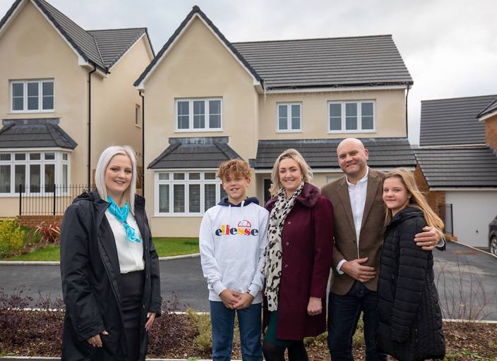 Bude family enjoy the benefits of a new home in lockdown